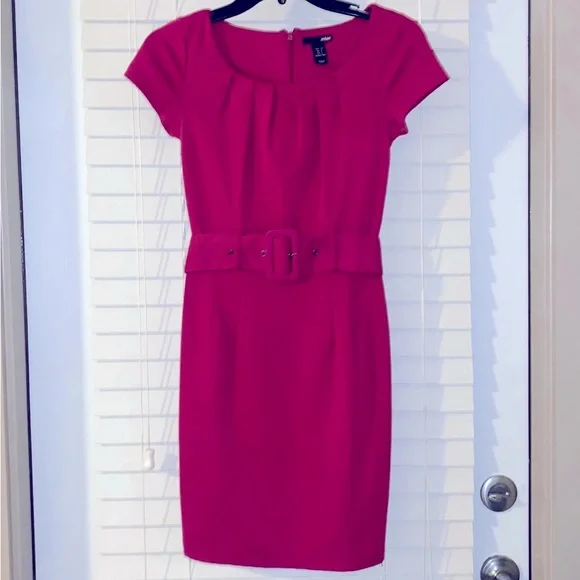 H&M Dresses Hm Fuchsia Dress Poshmark